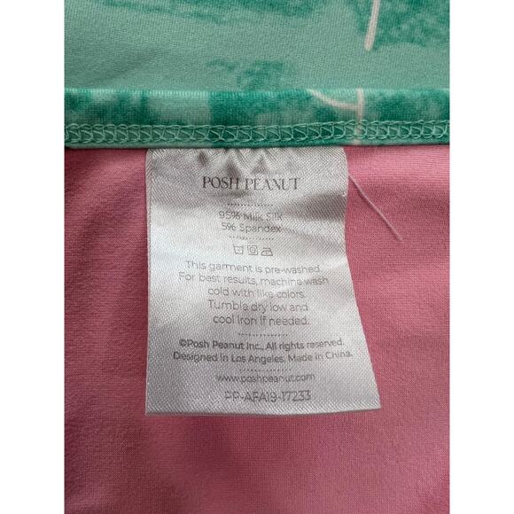 Posh Peanut Aqua Floral Patoo Blanket 40x40" - Picture 3 of 7